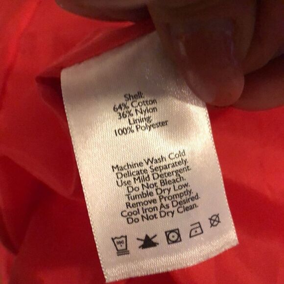 Eddie Bauer long lined cute jacket extra button - Picture 5 of 6